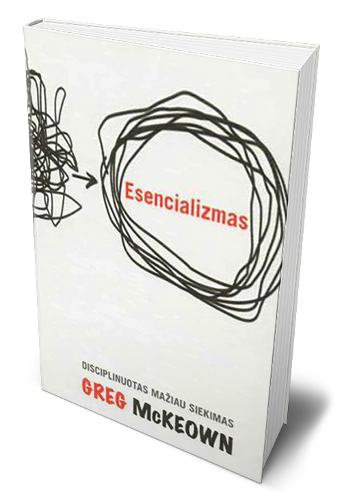 esencializmas, knyga,